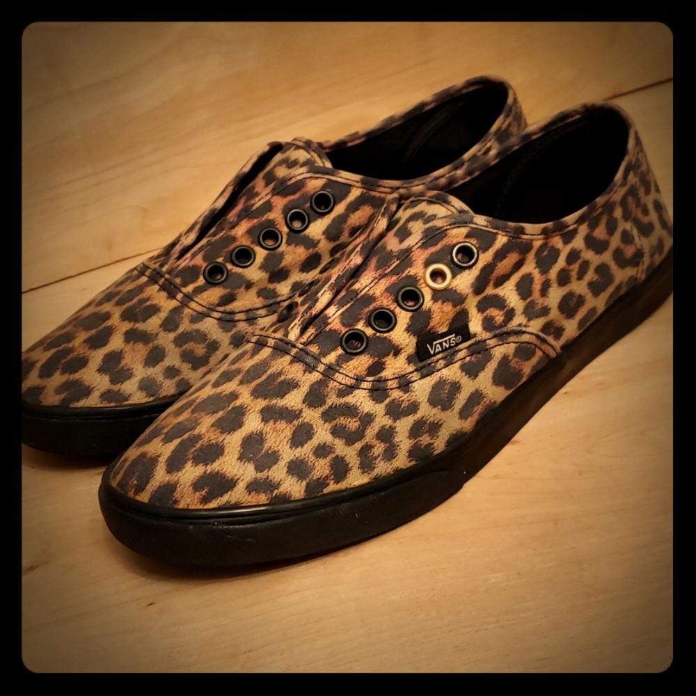 Van's Leapord Print Shoes